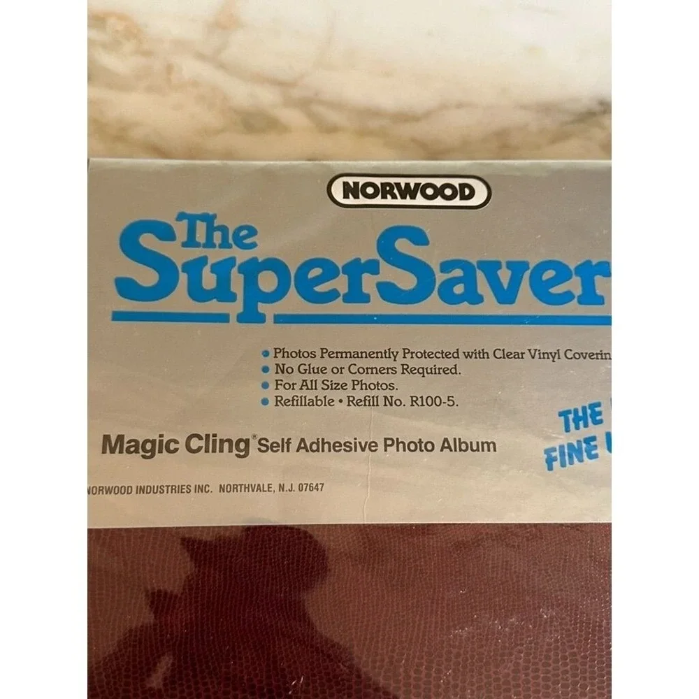 Norwood Super Saver Magic Cling Self Adhesive Photo Album  40 Pages Refillable V